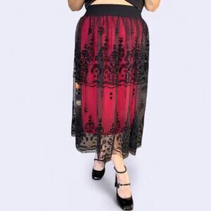 Vintage y2k whimsigoth skirt women's side petite small